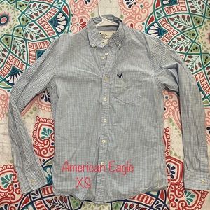 American Eagle Button Up Long Sleeve Shirt- Men’s XS